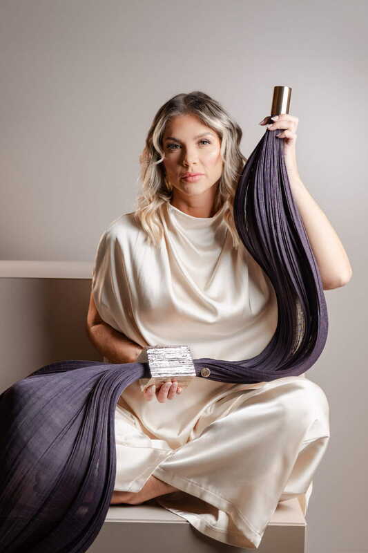 Colar de Mesa Artesanal Lavanda Imperial